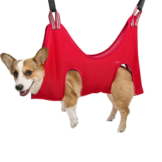 Sehao Pet Grooming for Dog Grooming Harness for Nail Trimming Pet Grooming Sling Helper Holder Pet Accessories Black S