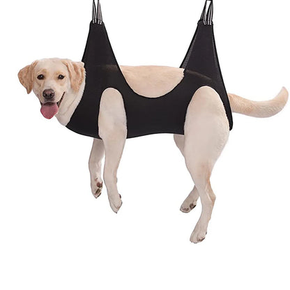 Sehao Pet Grooming for Dog Grooming Harness for Nail Trimming Pet Grooming Sling Helper Holder Pet Accessories Black S