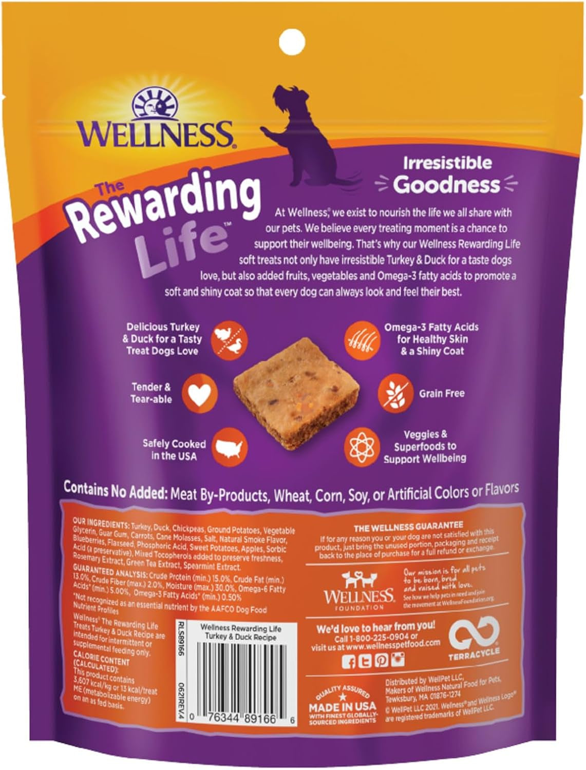 Rewarding Life Dog Treats, Training Treat, Grain Free, Soft Turkey & Duck (6 Ounce Bag)