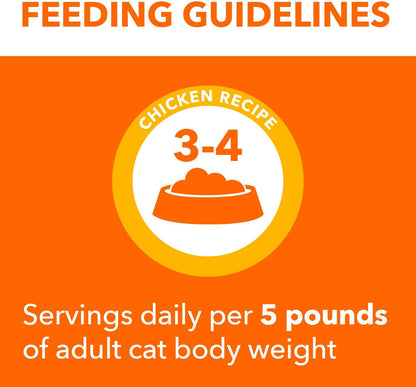 Perfect Portions Sensitive Digestion & Skin Wet Cat Food Pate, Healthy Adult Grain Free Pate, Chicken Recipe, 2.6 Oz. (24 Twin Packs)